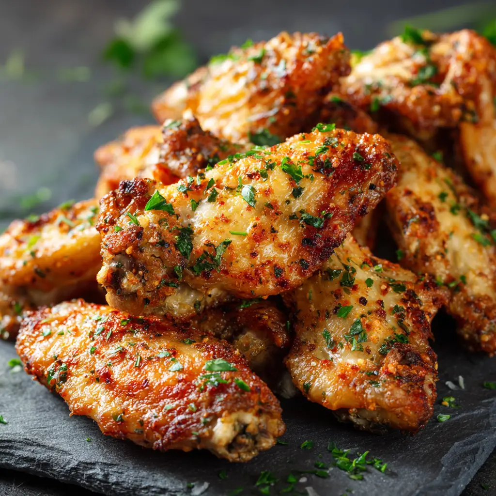 Air Fryer Chicken Wings: The Ultimate Crispy Recipe 1 A batch of seasoned chicken wings arranged in a single layer inside an air fryer basket, ready to be cooked to crispy perfection.
