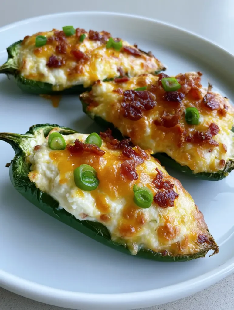 Easy Creamy Jalapeño Poppers (The Ultimate Crispy & Bubbly Recipe) 1 Close up of the blistered skin and crispy bacon on Easy Creamy Jalapeño Poppers.